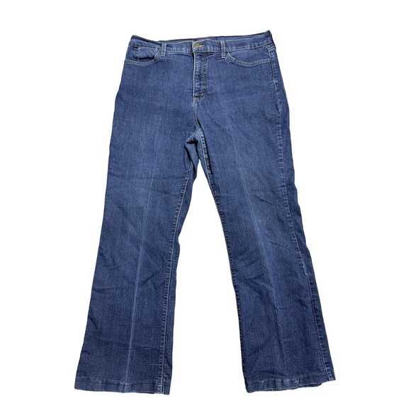 NYDJ Not Your Daughter's Jeans Jeans Womens 16 Blue Bootcut Lift Tuck Made USA - Picture 1 of 8